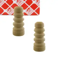 2x febi 28205 Anschlagpuffer Gummianschlag Gummilager f&uuml;r HYUNDAI Getz hinten 55326-1C000