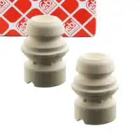2x febi 21113 Anschlagpuffer Gummianschlag f&uuml;r BMW 3er E46 09.01 Vorderachse 31336750892
