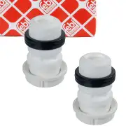 2x febi Anschlagpuffer Gummianschlag f&uuml;r VW Golf 5 6 7 Passat B6 Caddy 3 4 Touran 1T vorne