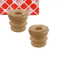 2x febi Anschlagpuffer Gummianschlag f&uuml;r VW Golf 6 7 8 Passat B6 7 8 AUDI A3 8P 8V vorne