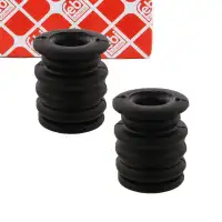 2x febi 36568 Anschlagpuffer Gummianschlag Gummilager f&uuml;r VW T5 T6 Vorderachse 7H0412143A