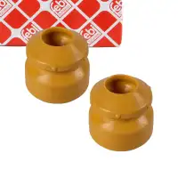2x febi Anschlagpuffer Gummianschlag f&uuml;r FIAT 500e ALFA Mito ABARTH Punto vorne 51799996