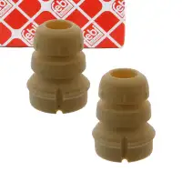 2x febi Anschlagpuffer Gummianschlag f&uuml;r AUDI A4 B8 8T 8F PR-Nr. 1BL Vorderachse 8F0412131