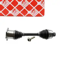 febi 182885 Antriebswelle Gelenkwelle f&uuml;r AUDI A4 B8 A5 8T 8F Vorderachse 8K0407271P
