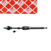 febi Antriebswelle Gelenkwelle f&uuml;r FORD Focus 2 C-Max 1.6 5-Gang Schaltg. vorne rechts