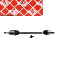febi Antriebswelle Gelenkwelle f&uuml;r FORD Kuga 1 VOLVO S60 2 S80 2 V60 1 V70 3 XC60 1 hinten