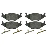 febi Brake Pads Brake Pad Set for VW Golf 2, Jetta 2, SEAT Ibiza 2 6K (Front) 191698151