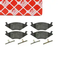 febi Brake Pads Brake Pad Set for VW Golf 2, Jetta 2, SEAT Ibiza 2 6K (Front) 191698151