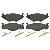 febi 16012 Bremsbel&auml;ge Bremsbelagsatz f&uuml;r VW Polo 86C 6N 6V SEAT Ibiza 2 Cordoba 6K vorne