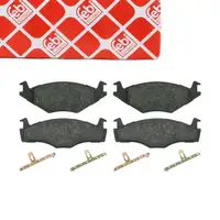 febi 16012 Bremsbel&auml;ge Bremsbelagsatz f&uuml;r VW Polo 86C 6N 6V SEAT Ibiza 2 Cordoba 6K vorne