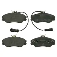 febi Bremsbel&auml;ge + Warnkontakt f&uuml;r AUDI 100 C3 200 C3 Bremssystem GIRLING vorne 447698151