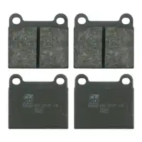 febi Bremsbel&auml;ge Bremsbelagsatz f&uuml;r MERCEDES/8 W114 C123 W123 S123 W116 W126 C126 hinten