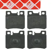 febi Bremsbel&auml;ge Bremsbelagsatz f&uuml;r MERCEDES A124 C124 W124 S124 W201 W202 W124 hinten