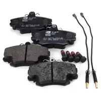 febi Bremsscheiben + Bel&auml;ge Sensor f&uuml;r RENAULT Twingo 1 2 11.2003 DACIA Logan vorne