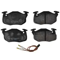 febi Bremsbel&auml;ge Bremsbelagsatz f&uuml;r CITROEN Saxo PEUGEOT 106 1 2 1 2 RENAULT Clio 1 vorne