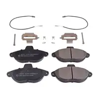 febi Bremsbel&auml;ge + Warnkontakt f&uuml;r CITROEN Jumpy Evasion PEUGEOT Expert FIAT Scudo vorne