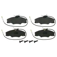 febi 16221 Bremsbel&auml;ge Bremsbelagsatz + Warnkontakt f&uuml;r PEUGEOT 8B 8E/F 8C vorne 4251.31