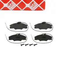febi 16221 Bremsbel&auml;ge Bremsbelagsatz + Warnkontakt f&uuml;r PEUGEOT 8B 8E/F 8C vorne 4251.31