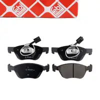 febi Bremsbel&auml;ge + Warnkontakt f&uuml;r ALFA 145 155 GTV Spider FIAT Bravo Marea Coupe vorne