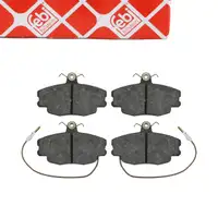 febi 16241 Bremsbel&auml;ge + Warnkontakt f&uuml;r PEUGEOT 205 1 2 309 1 2 RENAULT Espace 1 vorne