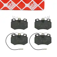 febi 16242 Bremsbel&auml;ge + Warnkontakt f&uuml;r CITROEN C15 Visa 16 17 PEUGEOT 205 1 2 1 2 vorne