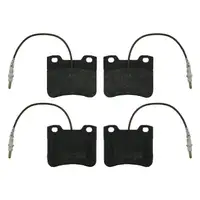 febi Bremsbel&auml;ge + Warnkontakt f&uuml;r CITROEN Saxo S0 S1 PEUGEOT 106 1 2 1A 1C vorne 4250.90