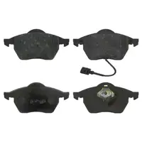 febi Bremsbel&auml;ge + Warnkontakt f&uuml;r VW Golf 3 4 AUDI A3 8L TT 8N SEAT Ibiza 3 Leon 1M vorne