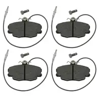 febi 16369 Bremsbel&auml;ge + Warnkontakt f&uuml;r CITROEN ZX N2 Bj. 03.1991-10.1997 vorne 95658557