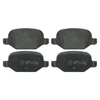febi Bremsbel&auml;ge Bremsbelagsatz f&uuml;r FIAT 500 312 Panda 169 Punto 188 ABARTH 500 595 hinten