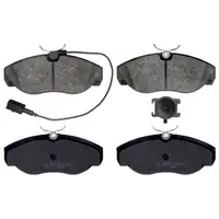 febi 16391 Bremsbel&auml;ge + Warnkontakt f&uuml;r CITROEN Jumper PEUGEOT Boxer FIAT Ducato vorne