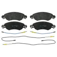 febi Bremsbel&auml;ge + Warnkontakt f&uuml;r CITROEN C5 1 1.8 16V Bj. 03.2001-08.2004 vorne 4252.14