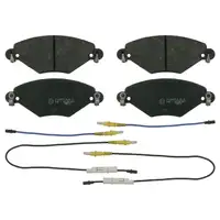 febi 16417 Bremsbel&auml;ge + Warnkontakt f&uuml;r CITROEN C5 1 DC Bj. 03.2001-08.2004 vorne 4252.15