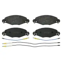 febi 16419 Bremsbel&auml;ge + Warnkontakt f&uuml;r CITROEN C5 1 DC Bj. 03.2001-08.2004 vorne 4252.16