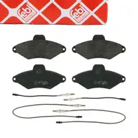 febi 16413 Bremsbel&auml;ge Bremsbelagsatz + Warnkontakt f&uuml;r CITROEN Xantia X1 X2 vorne 4251.56