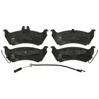 febi Bremsbel&auml;ge + Warnkontakt f&uuml;r MERCEDES ML 230 270 320 350 430 W163 hinten 1634200520
