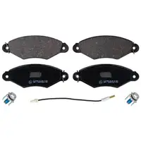 febi Bremsbel&auml;ge Bremsbelagsatz f&uuml;r CITROEN Xsara N1 RENAULT Kangoo NISSAN Kubistar vorne