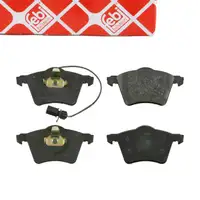 febi Bremsbel&auml;ge + Warnkontakt f&uuml;r VW Transporter California Sharan 7M FORD Galaxy 1 vorne