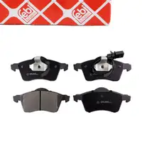 febi Bremsbel&auml;ge + Warnkontakt f&uuml;r VW Transporter California PR-Nr. 1LU vorne 7D0698151F