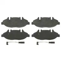 febi 16487 Bremsbel&auml;ge + Warnkontakt f&uuml;r MERCEDES Viano Vito/Mixto W639 vorne 0004216110