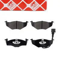 febi 16482 Bremsbel&auml;ge + Warnkontakt f&uuml;r VW Polo 9N 9A SKODA Fabia 1 2 6Y vorne 6Q0698151B