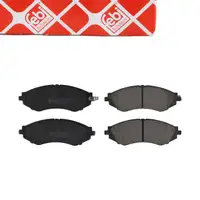 febi Bremsbel&auml;ge Bremsbelagsatz f&uuml;r CHEVROLET DAEWOO Nubira J100 J200 Rezzo Lacetti vorne