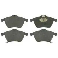 febi Bremsbel&auml;ge Bremsbelagsatz f&uuml;r OPEL Astra G Zafira A SAAB 9-3 YS3D 9-5 YS3E vorne