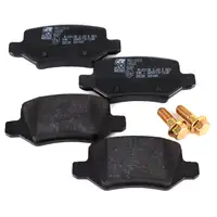 febi Brake Discs + Pads for Mercedes A-Class W169 and B-Class 150-200 and 160-200CDI (Rear)