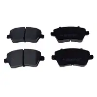 febi Bremsbel&auml;ge Bremsbelagsatz f&uuml;r MERCEDES Citan RENAULT Clio 3 4 NISSAN Micra 3 vorne