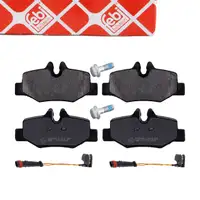 febi 16535 Bremsbel&auml;ge + Warnkontakt f&uuml;r MERCEDES Viano Vito/Mixto W639 hinten 0004216210