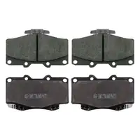 febi Bremsbel&auml;ge Bremsbelagsatz f&uuml;r TOYOTA Land Cruiser J7 4 Runner 2 Hilux 5 Taro vorne