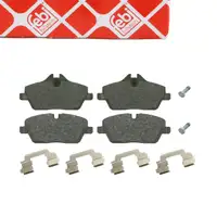febi 16559 Bremsbel&auml;ge Bremsbelagsatz f&uuml;r BMW 1er E81 E82 E87 116-120d/i vorne 34112288854