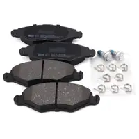 febi Bremsscheiben + Bremsbel&auml;ge f&uuml;r CITROEN Xsara ohne ABS PEUGEOT 206 OGRA 08883 vorne