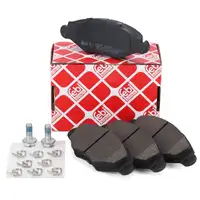 febi 16575 Bremsbel&auml;ge Bremskl&ouml;tze f&uuml;r CITROEN XSARA N0 N1 ohne ABS PEUGEOT 206 206+ vorne