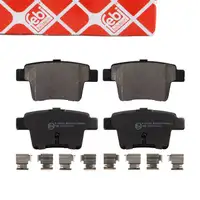 febi 16571 Bremsbel&auml;ge Bremsbelagsatz f&uuml;r FORD Mondeo 3 MK3 JAGUAR X-Type 1 X400 hinten